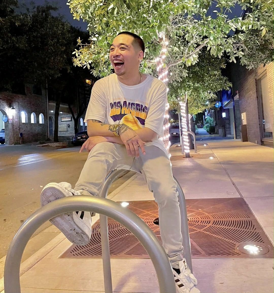 Jonathan enjoying the city